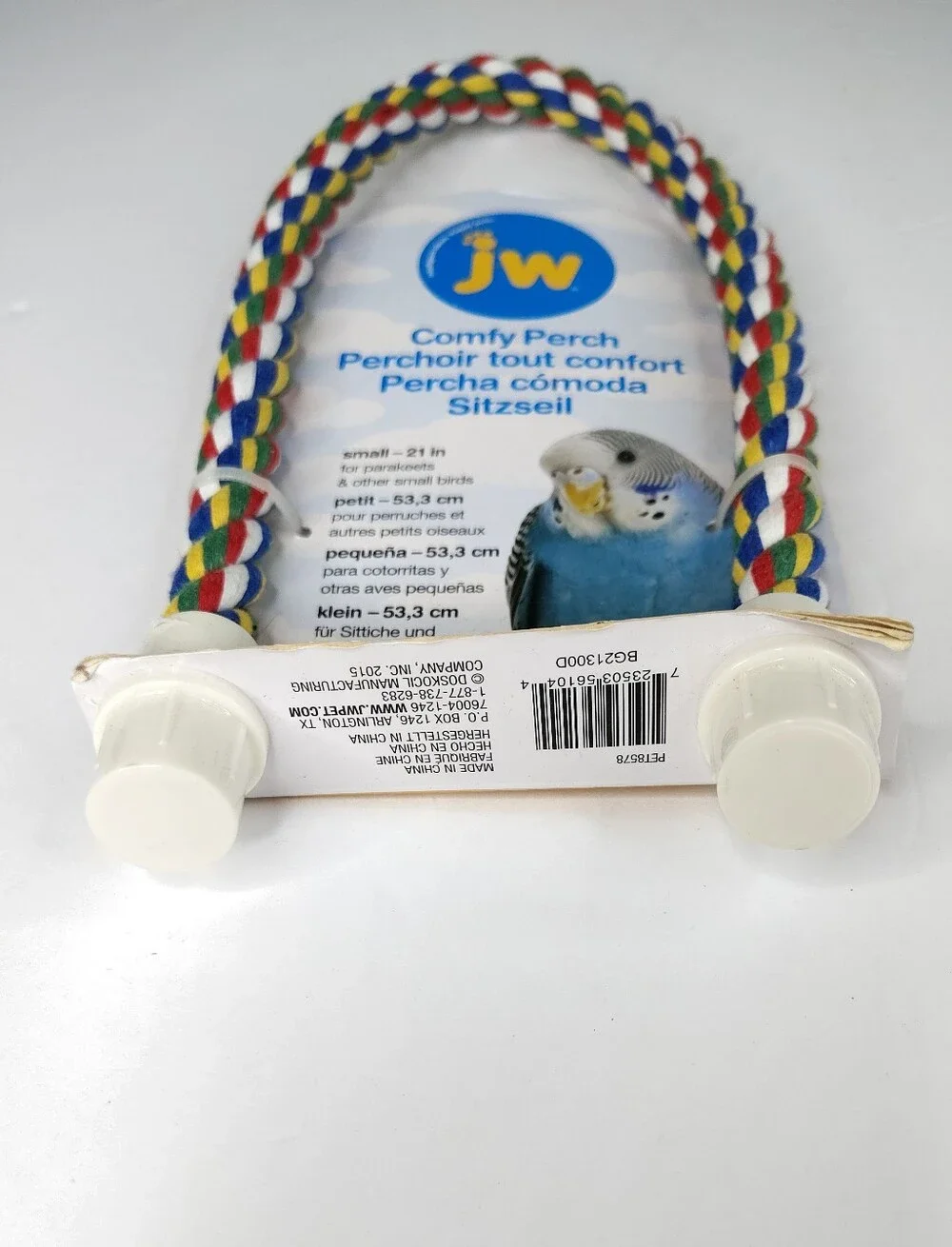 JW Comfy Perch Small Multicolor Bird Perch 21 Inches